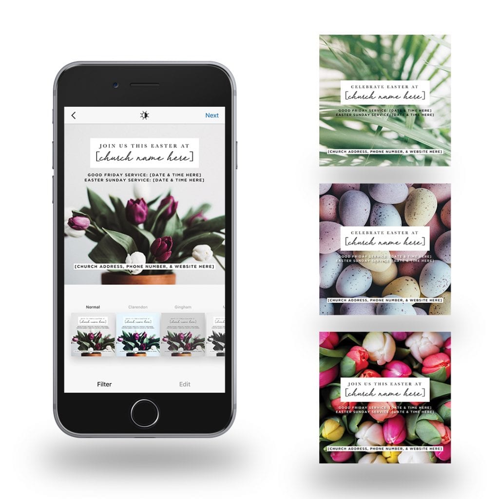 Easter Social Media Graphics Creative Pastors